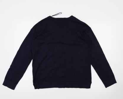 Preworn Womens Blue   Cardigan Jumper Size M