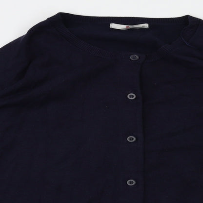 Preworn Womens Blue   Cardigan Jumper Size M
