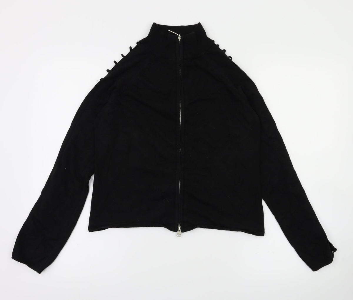 influence Womens Black   Full Zip Jumper Size L