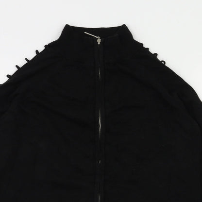 influence Womens Black   Full Zip Jumper Size L