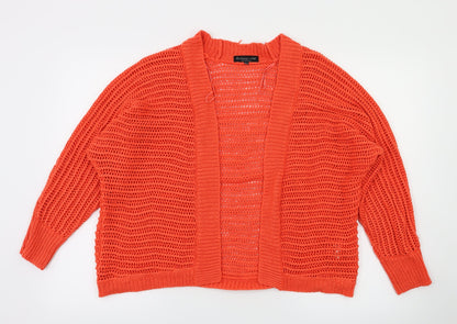 F&F Womens Red   Cardigan Jumper Size 10
