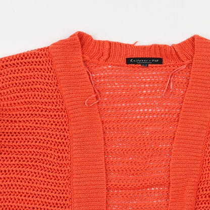 F&F Womens Red   Cardigan Jumper Size 10