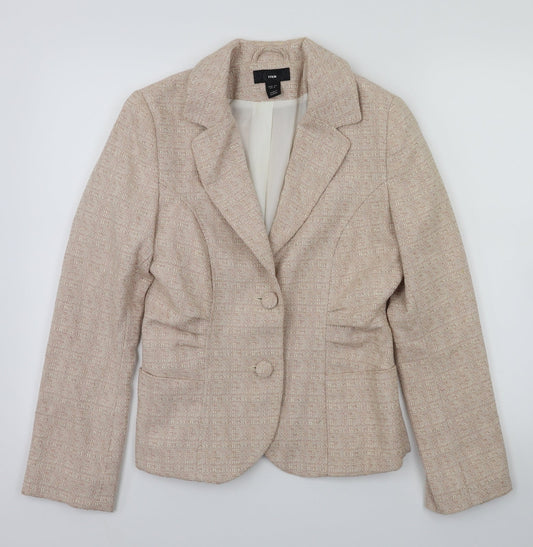 H&M Womens Pink   Jacket Blazer Size 10