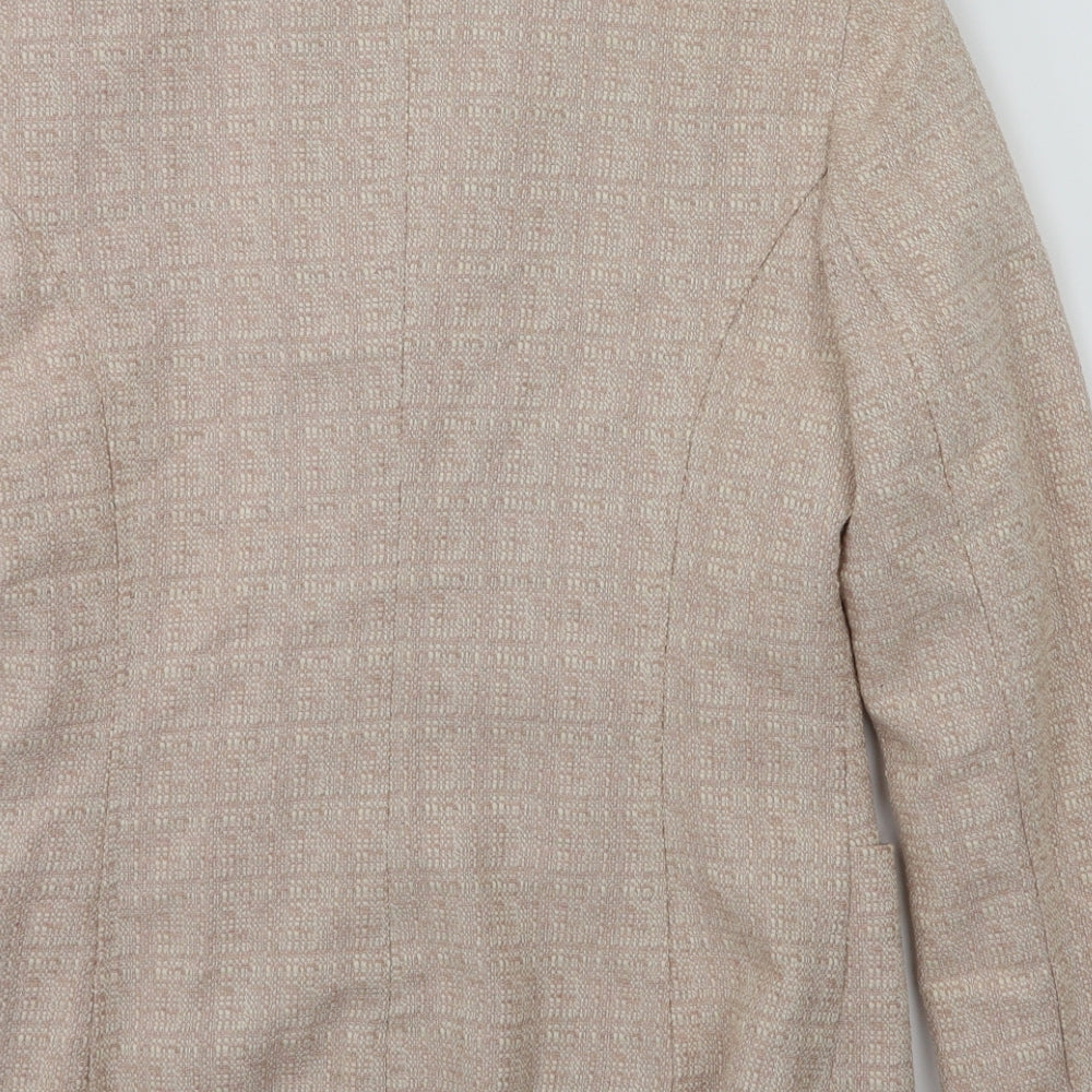 Womens UK Size 10 H&M Pink Jacket