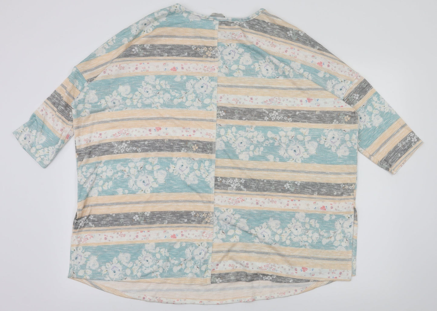 George Womens Multicoloured Floral  Basic T-Shirt Size 14