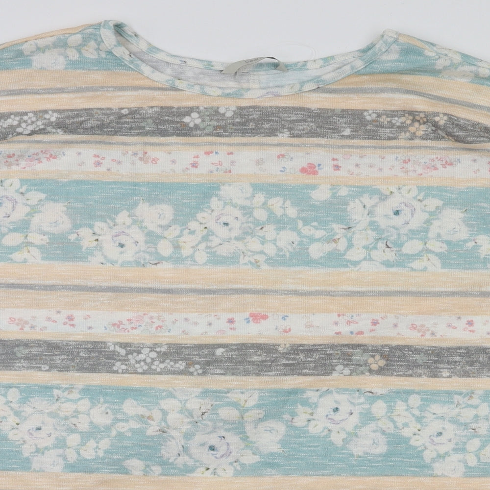 George Womens Multicoloured Floral  Basic T-Shirt Size 14