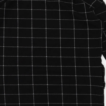 River Island Womens Black Check  Fit & Flare  Size 10