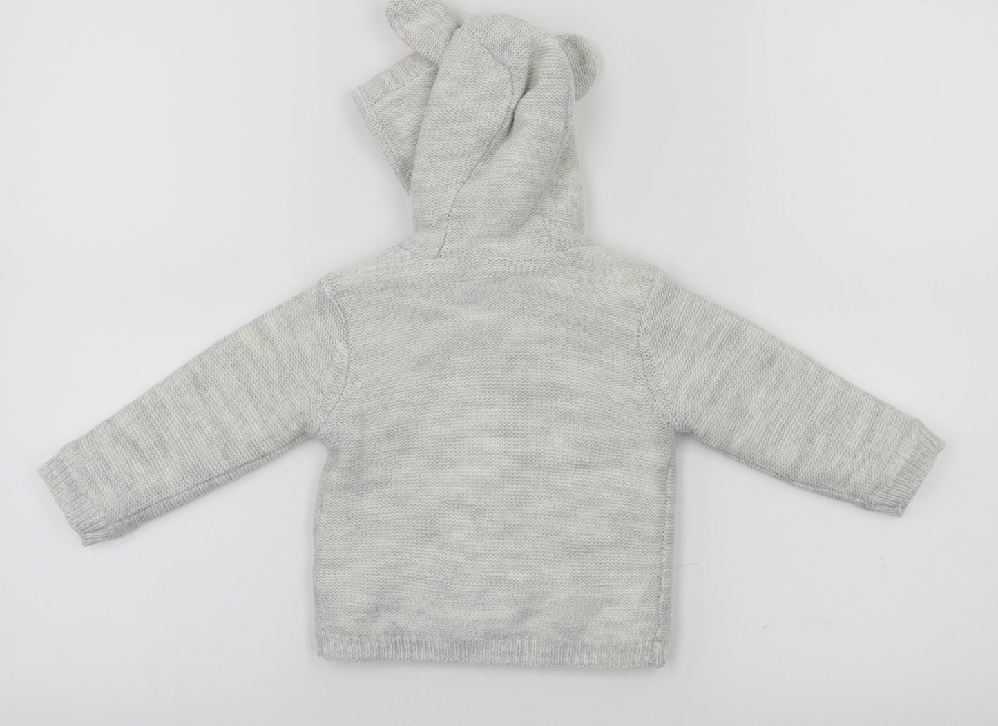 F&F  Grey Animal Print  Basic Jacket Jacket Size 3-6 Months