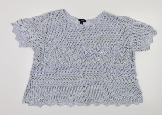 Primark Womens Blue   Basic T-Shirt Size XL