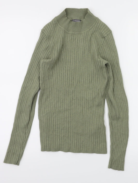 Primark Womens Green   Basic T-Shirt Size M