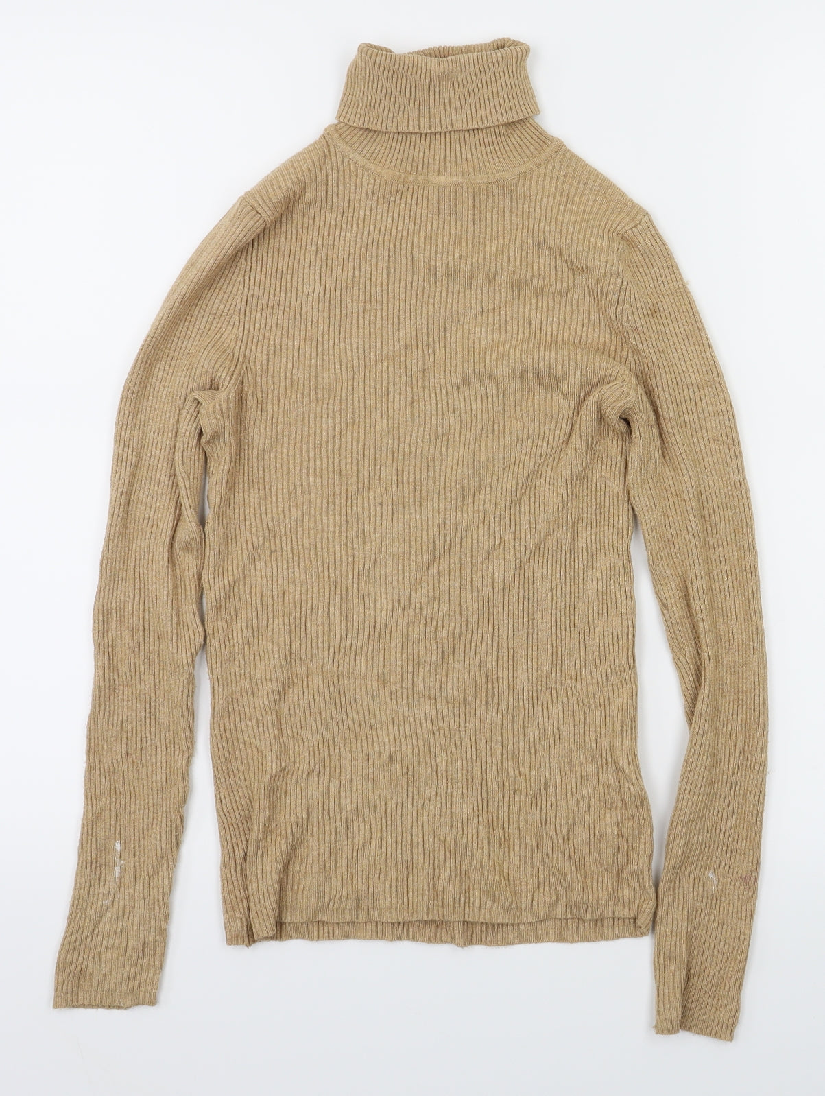m&s Womens Brown   Basic T-Shirt Size 8