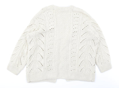 George Womens Beige   Cardigan Jumper Size M