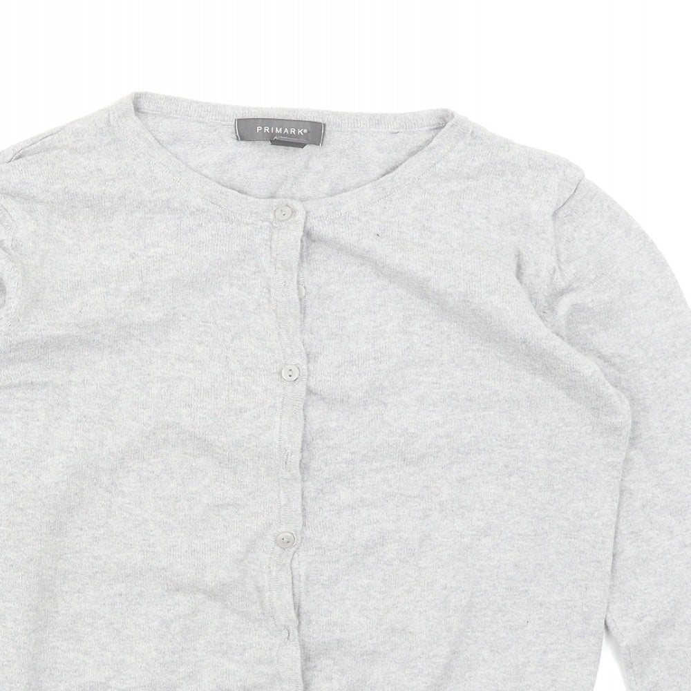 Primark Womens Grey   Cardigan Jumper Size XS