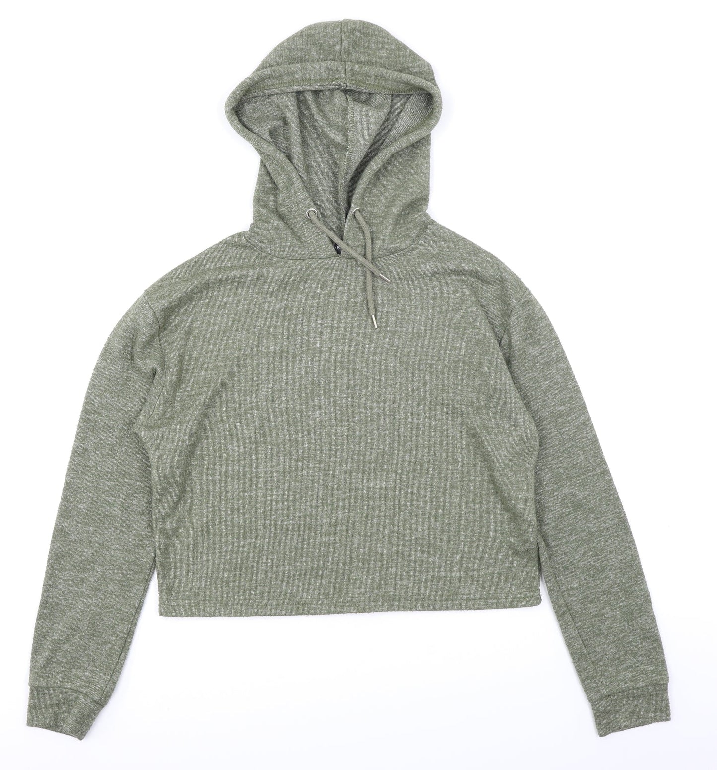 Primark Womens Green   Pullover Hoodie Size 2XS  - Cropped