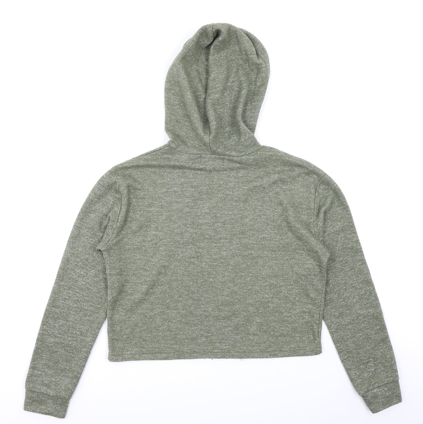 Primark Womens Green   Pullover Hoodie Size 2XS  - Cropped