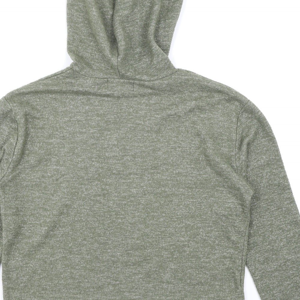 Primark Womens Green   Pullover Hoodie Size 2XS  - Cropped