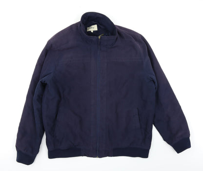 Mens UK Size L EWM Blue Bomber Jacket