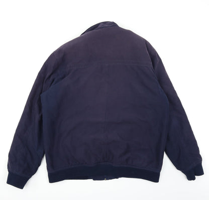 Mens UK Size L EWM Blue Bomber Jacket