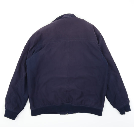 Mens UK Size L EWM Blue Bomber Jacket