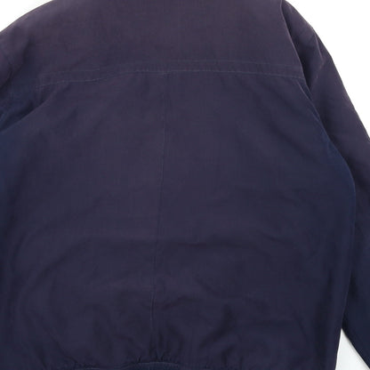 Mens UK Size L EWM Blue Bomber Jacket