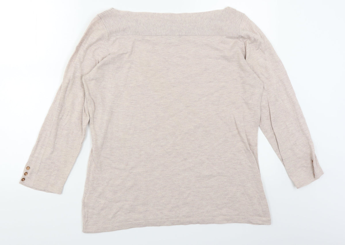Next Womens Pink   Pullover Jumper Size 14