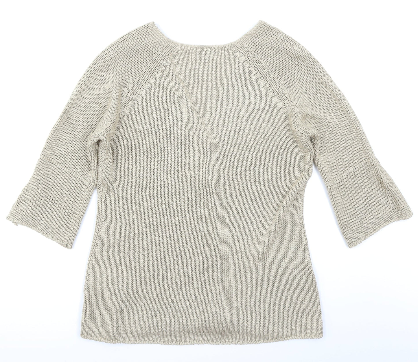 Fabrizio Womens Beige   Cardigan Jumper Size M