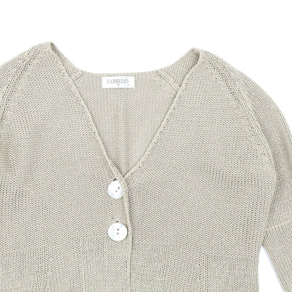 Fabrizio Womens Beige   Cardigan Jumper Size M