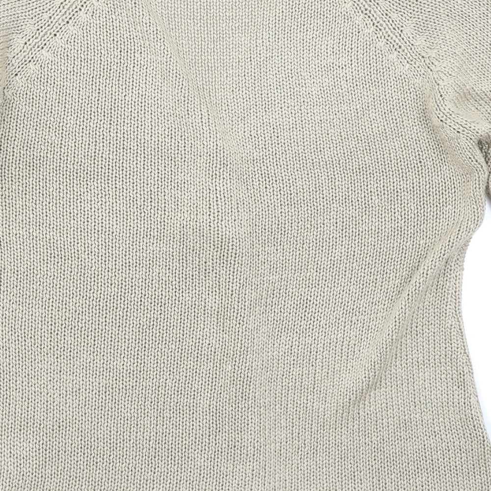 Fabrizio Womens Beige   Cardigan Jumper Size M