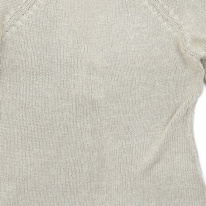Fabrizio Womens Beige   Cardigan Jumper Size M
