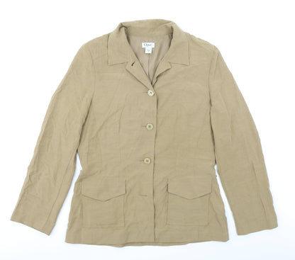 Womens UK Size 12 OPUS Brown Jacket