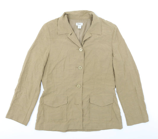 Womens UK Size 12 OPUS Brown Jacket