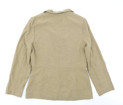 Womens UK Size 12 OPUS Brown Jacket