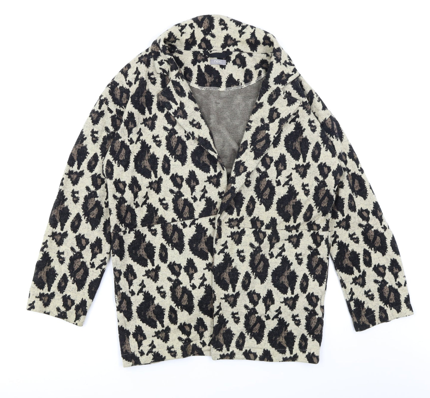 NEXT Girls Brown Animal Print  Jacket  Size 12 Years