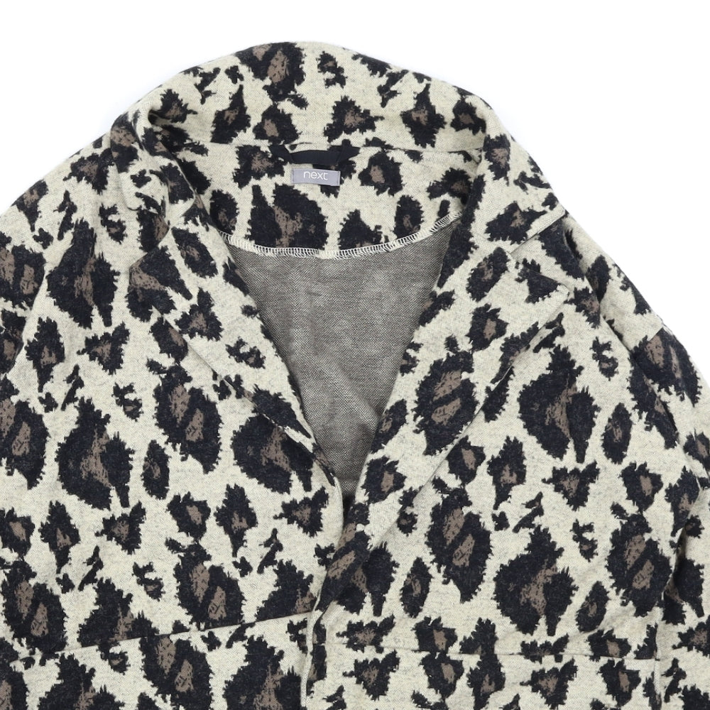 NEXT Girls Brown Animal Print  Jacket  Size 12 Years