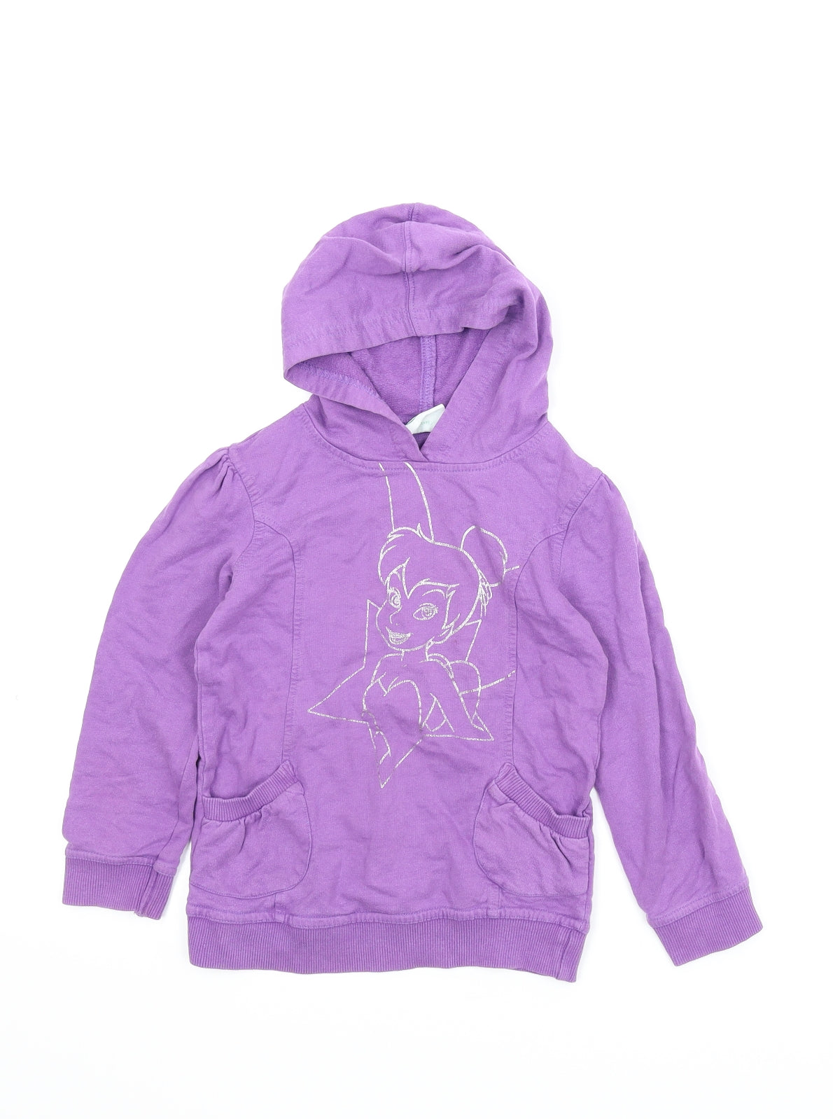 Disney Girls Purple   Pullover Hoodie Size 3 Years  - Tinkerbell