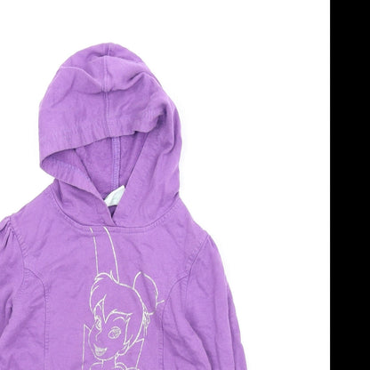 Disney Girls Purple   Pullover Hoodie Size 3 Years  - Tinkerbell