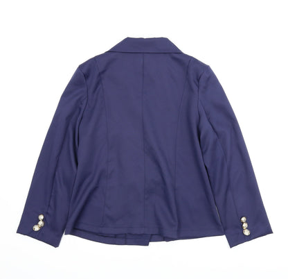 Womens UK Size L Preworn Blue Jacket