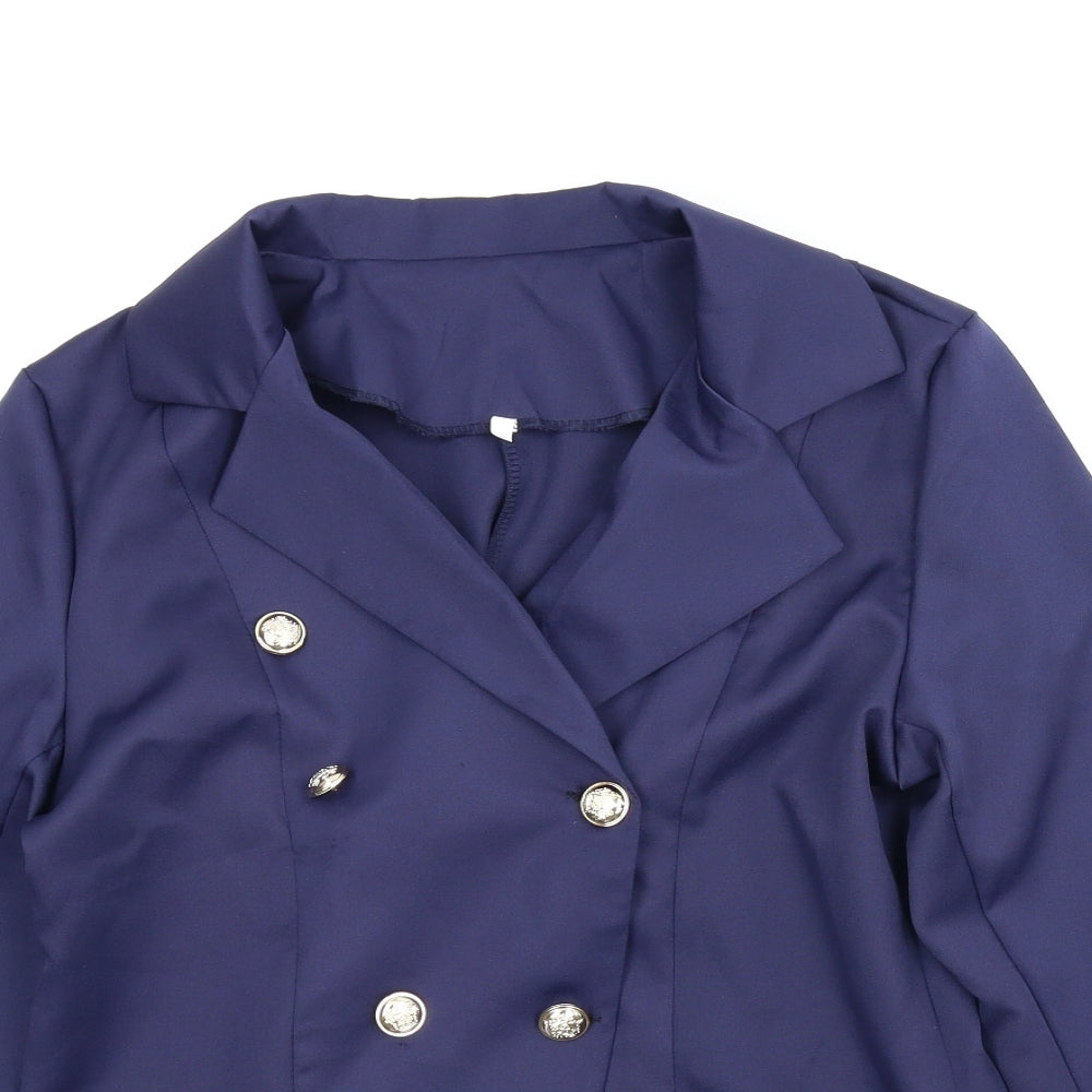 Womens UK Size L Preworn Blue Jacket