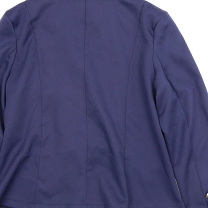 Womens UK Size L Preworn Blue Jacket