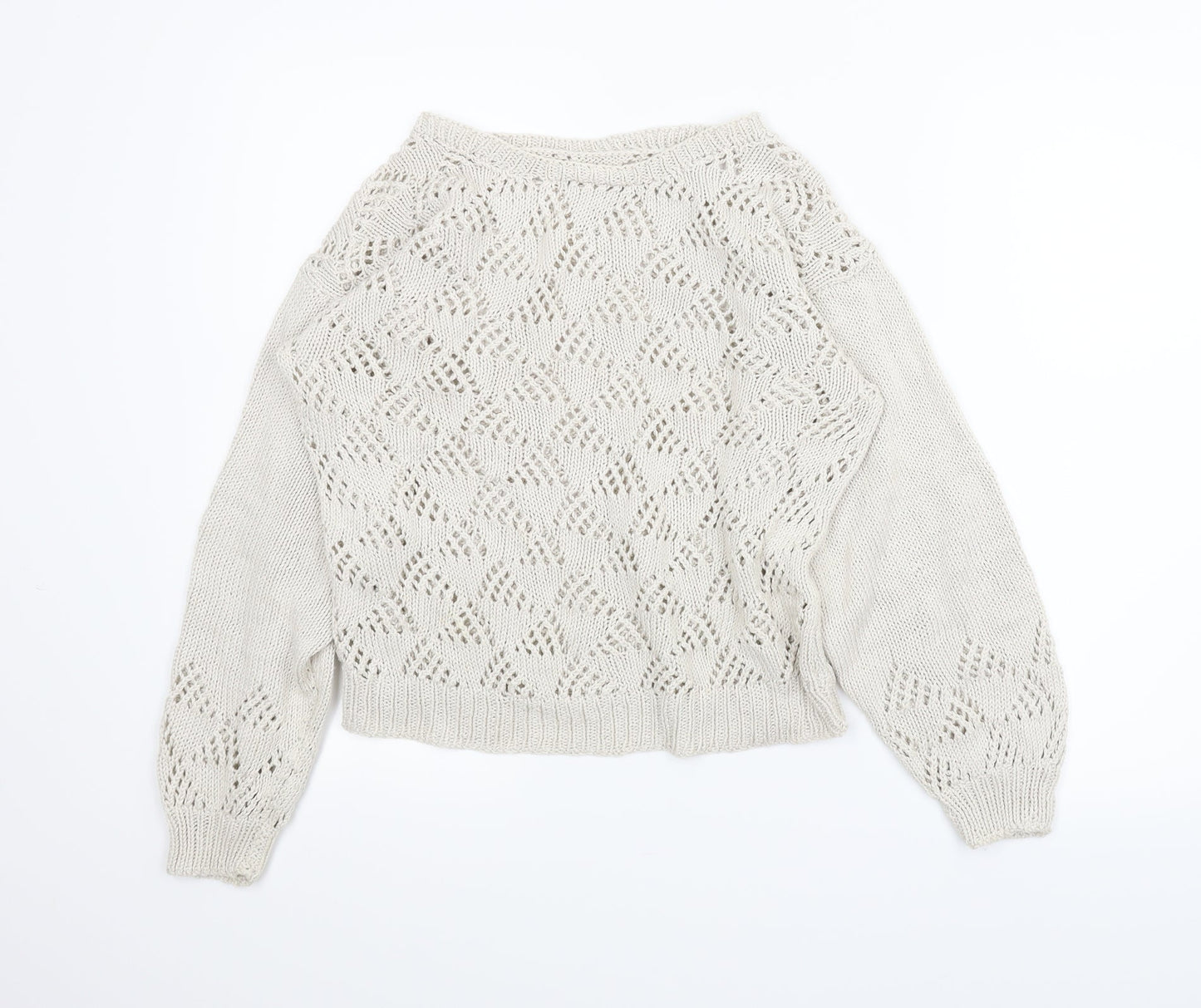 Preworn Womens Beige   Pullover Jumper Size M
