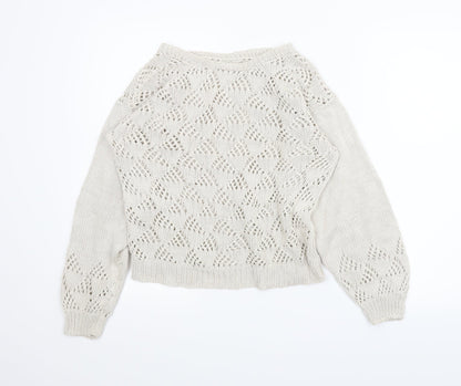 Preworn Womens Beige   Pullover Jumper Size M