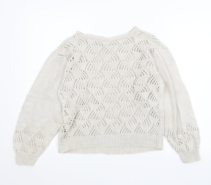 Preworn Womens Beige   Pullover Jumper Size M