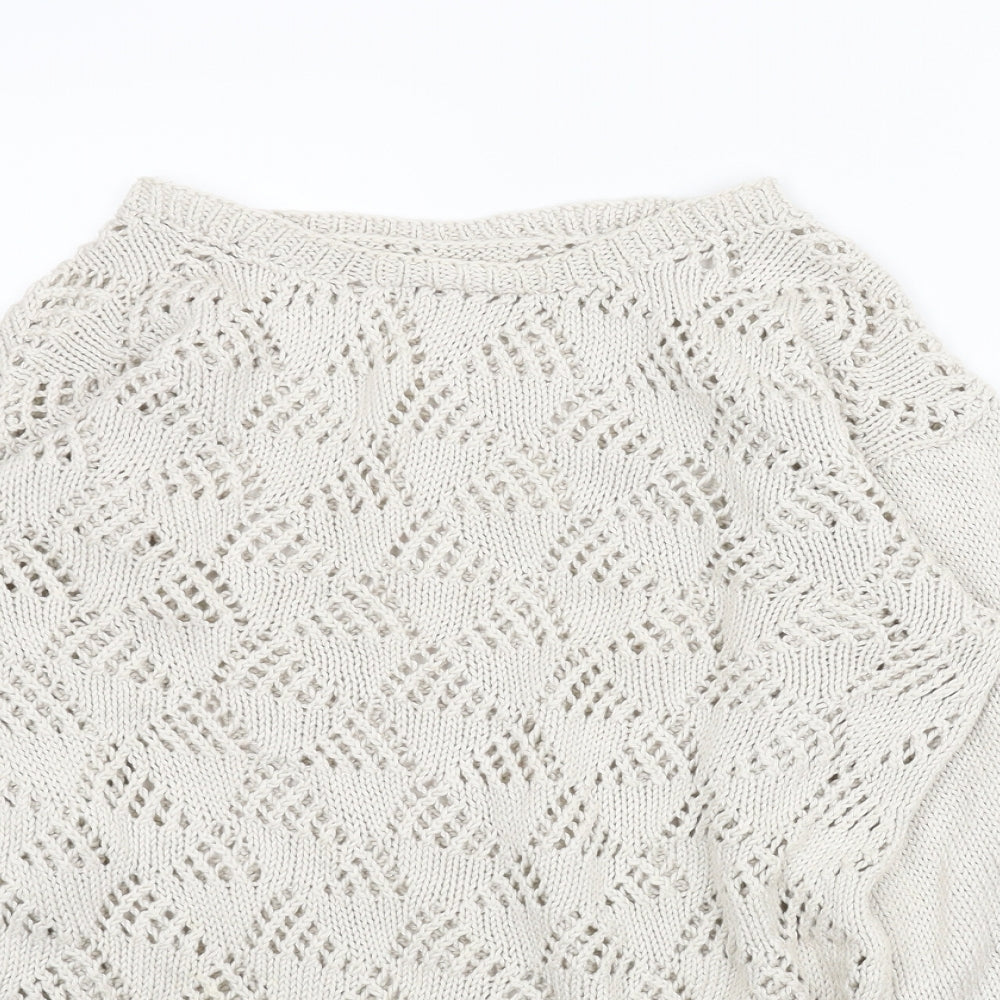 Preworn Womens Beige   Pullover Jumper Size M