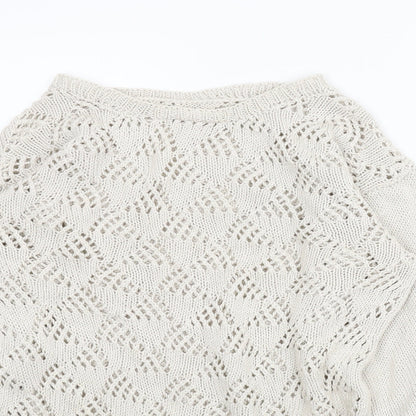 Preworn Womens Beige   Pullover Jumper Size M