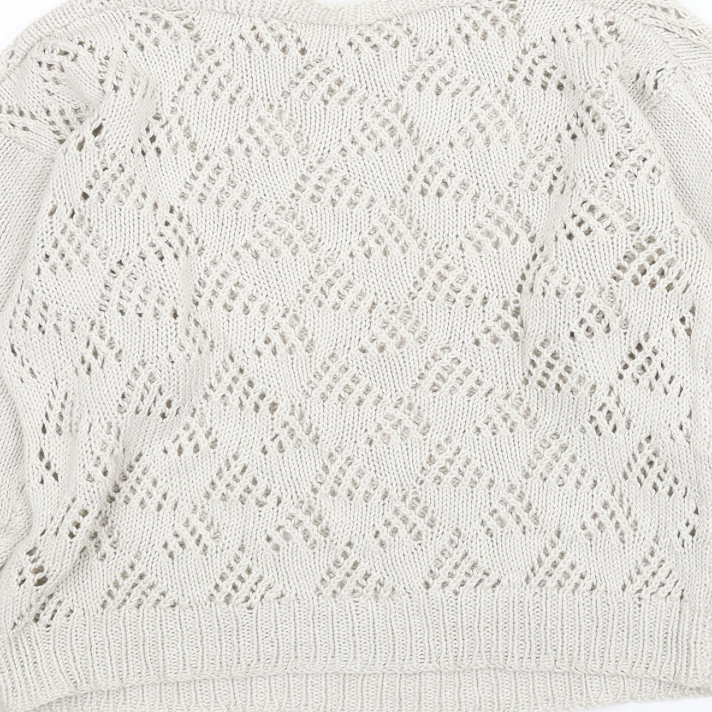 Preworn Womens Beige   Pullover Jumper Size M