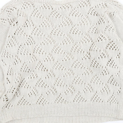 Preworn Womens Beige   Pullover Jumper Size M