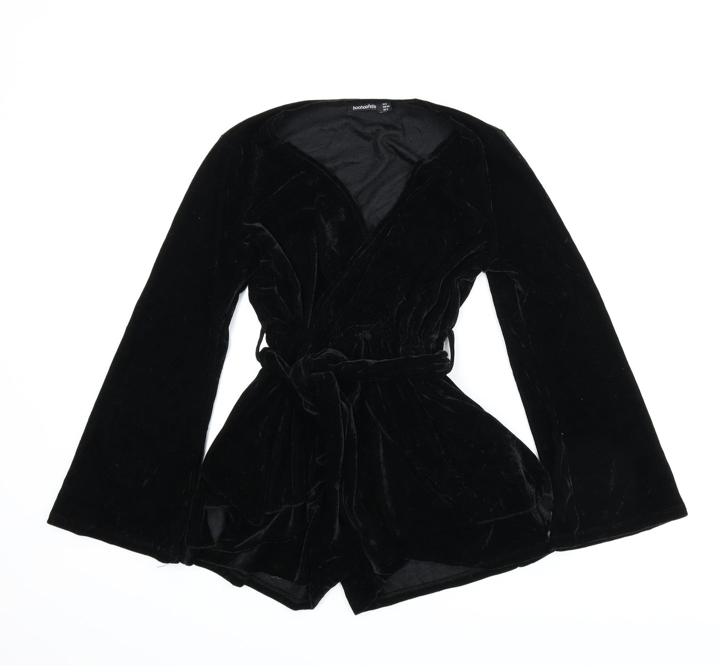 Boohoo Womens Black   Romper One-Piece Size 6