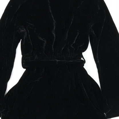 Boohoo Womens Black   Romper One-Piece Size 6