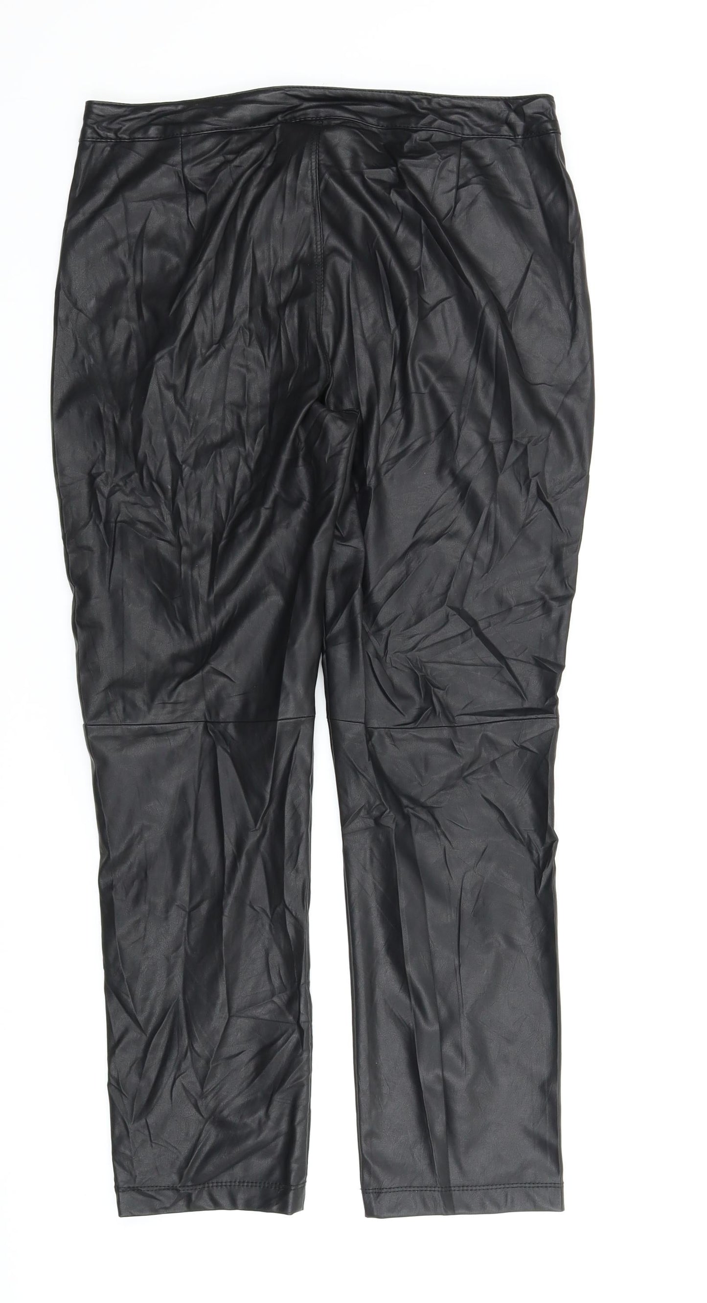 Topshop Womens Black   Trousers  Size 14 L26 in