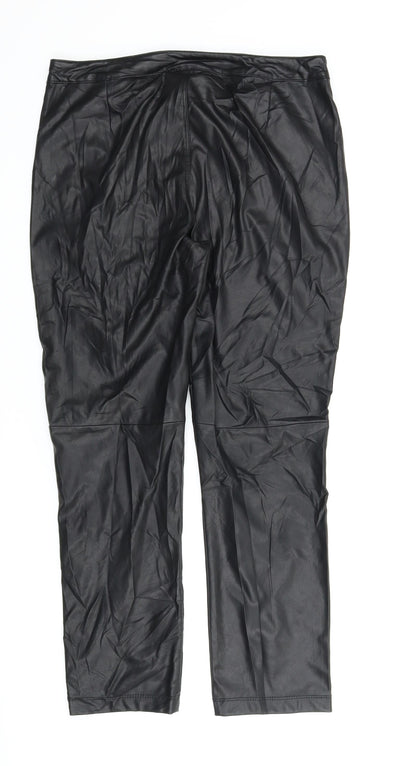 Topshop Womens Black   Trousers  Size 14 L26 in